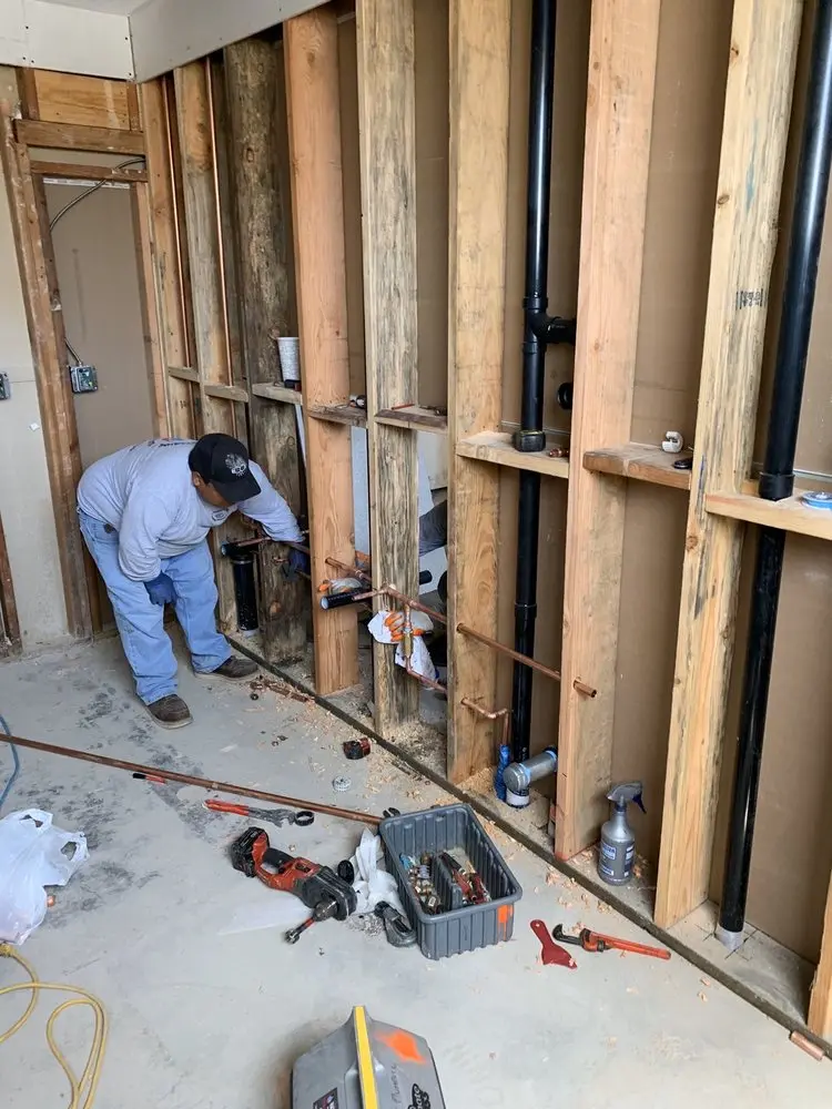 Commercial rough-in plumbing for Gas Line Repair in Bemidji